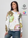 Женский свитшот / Милый Ленивец