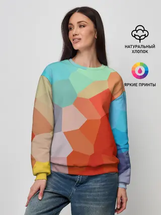 Женский свитшот / Пикси кристаллы