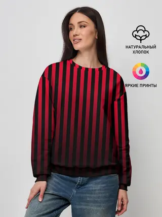 Женский свитшот / Пикси полосы