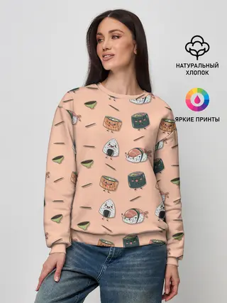 Женский свитшот / Суши