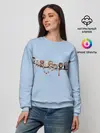 Женский свитшот / Совы на ветке
