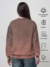 Женский свитшот / Чуя Накахар на состаренном фоне
