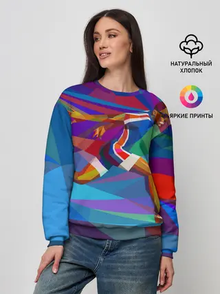 Женский свитшот / Абстракция