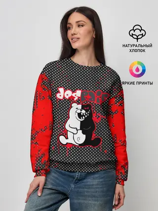 Женский свитшот / МЕДВЕДЬ МОНОКУМА