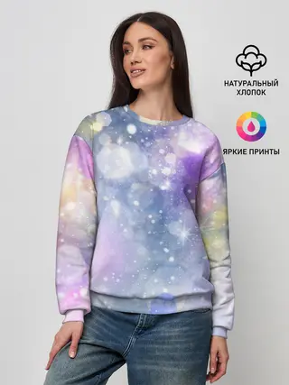 Женский свитшот / Звездное небо