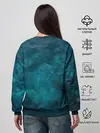 Женский свитшот / Лазурь