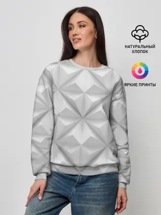 Женский свитшот / Ромбы