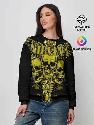 Женский свитшот / Nirvana