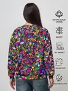 Женский свитшот / Мистические цветы