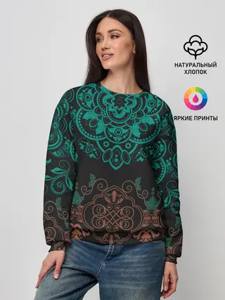 Женский свитшот / кружево