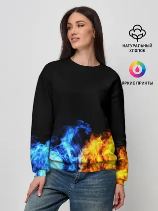 Женский свитшот / БИТВА ОГНЕЙ