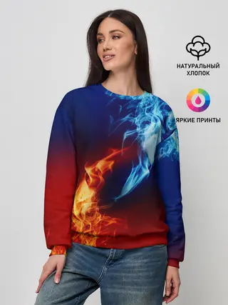 Женский свитшот / БИТВА ОГНЕЙ