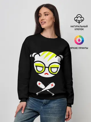 Женский свитшот / Стильное Аниме лого