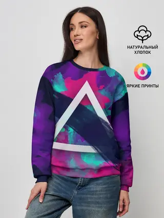 Женский свитшот / Абстракция