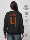 Женский свитшот / Van Dijk away EURO 2020