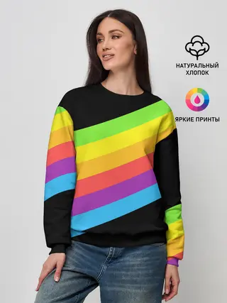 Женский свитшот / НЕОНОВЫЕ ЛИНИИ