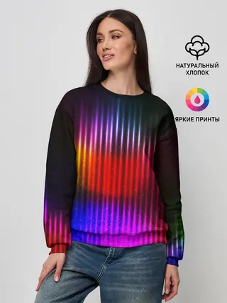 Женский свитшот / WAVES COLOR