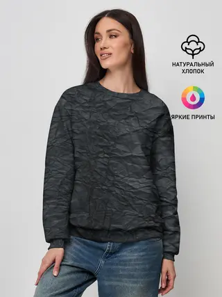 Женский свитшот / Черная Бумага