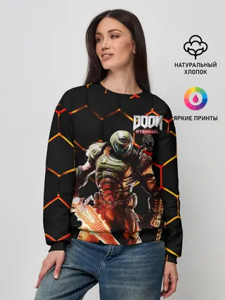 Женский свитшот / DOOM | Броня