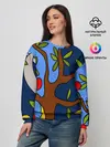 Женский свитшот / Мысли чокнутого