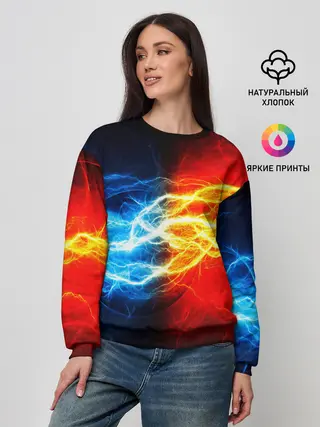 Женский свитшот / БИТВА МОЛНИЙ