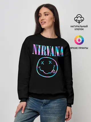 Женский свитшот / Nirvana
