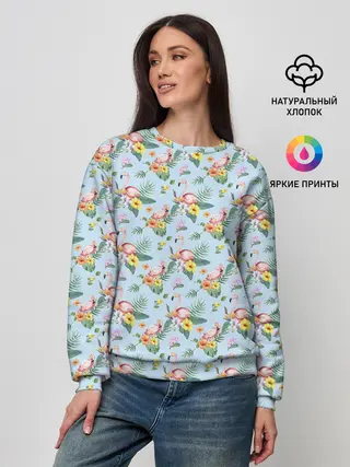 Женский свитшот / ФЛАМИНГО