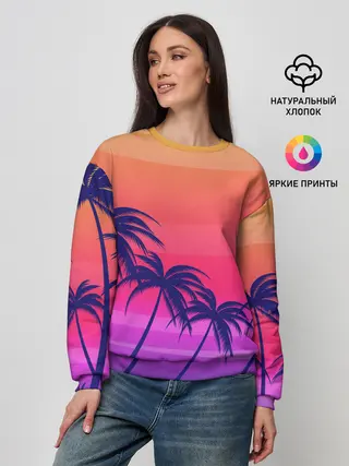 Женский свитшот / Очеровательный закат