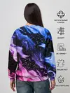 Женский свитшот / НЕОНОВЫЙ ОГОНЬ | NEON FLAME