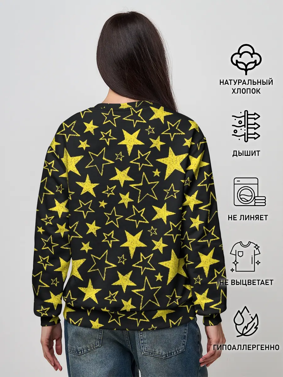 Женский свитшот / Corgi | Stars