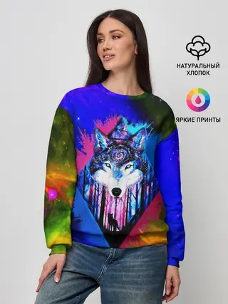 Женский свитшот / Cosmo Wolf