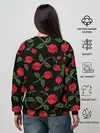 Женский свитшот / Skull | Roses