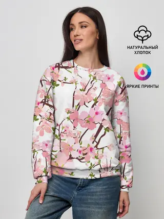 Женский свитшот / Сакура | Sakura