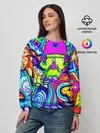 Женский свитшот / КИСЛОТНЫЕ РИСУНОК