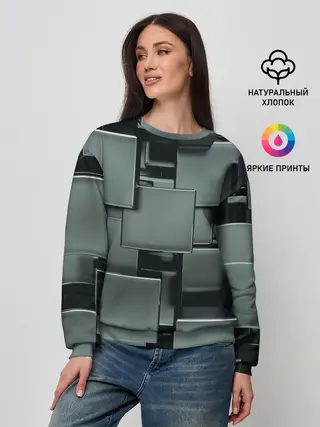 Женский свитшот / КУБИЗМ