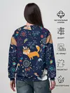 Женский свитшот / Звери природа индейцы этно