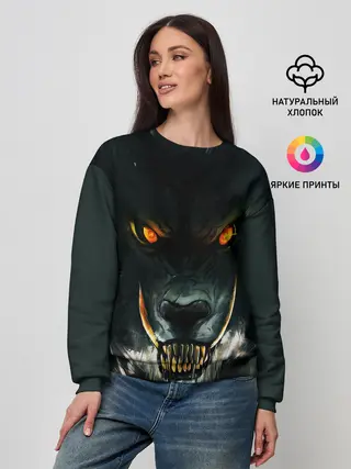 Женский свитшот / ДИКИЙ ВОЛК