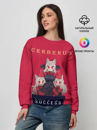 Женский свитшот / Helltaker: CERBERUS