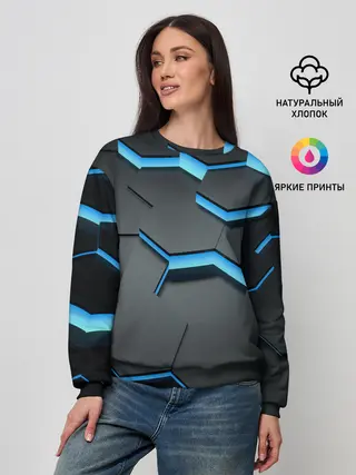 Женский свитшот / 3D Плиты