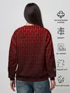 Женский свитшот / текстура красный градиент