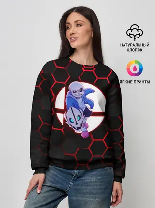Женский свитшот / Sans | Hexagon