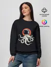 Женский свитшот / Космический осьминог | Space Octopus