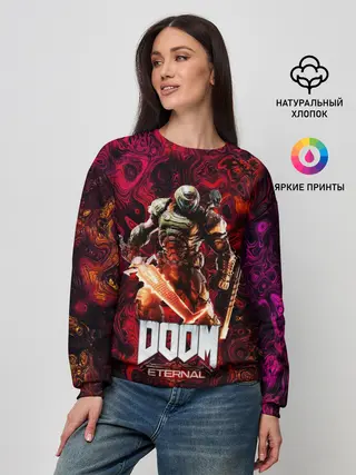Женский свитшот / Doom Eternal | Дум Этернал