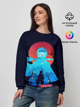 Женский свитшот / Kamado Tanjiro клинок