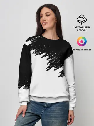 Женский свитшот / КРАСКА И НИЧЕГО ЛИШНЕГО!
