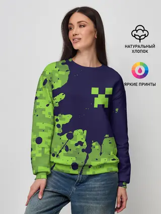 Женский свитшот / MINECRAFT / МАЙНКРАФТ