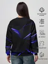 Женский свитшот / HEXAGON | BLUE