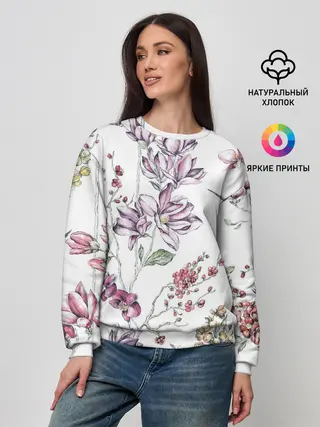 Женский свитшот / Колибри