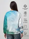 Женский свитшот / Тираннозавр REX | Серфинг