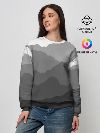 Женский свитшот / горы